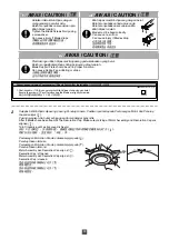 Предварительный просмотр 13 страницы KDK F-M15E2 Operating And Installation Instructions