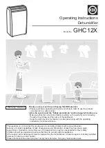 Preview for 1 page of KDK GHC12X Operating Instructions Manual