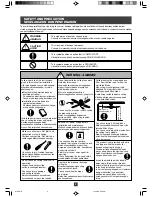 Предварительный просмотр 2 страницы KDK K14Z9 Operating And Installation Instructions