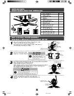 Предварительный просмотр 4 страницы KDK K14Z9 Operating And Installation Instructions