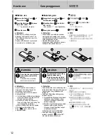 Preview for 12 page of KDK K14ZW Operating And Installation Instructions