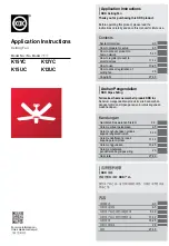 Предварительный просмотр 1 страницы KDK K15YC Application Instructions