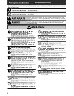 Предварительный просмотр 4 страницы KDK K18NY Operating And Installation Instructions