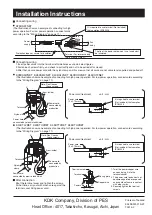 Предварительный просмотр 12 страницы KDK K25DSF2NET Operating Instructions Manual