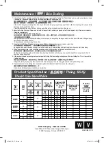 Предварительный просмотр 16 страницы KDK M56XG Operating And Installation Instructions