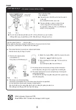 Предварительный просмотр 5 страницы KDK P40V Operating Instructions