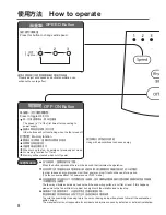 Preview for 8 page of KDK PL30H Operating Instructions Manual