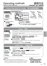 Preview for 13 page of KDK RXL55H Operating Instructions Manual