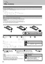 Preview for 22 page of KDK SM30H Operating Instructions Manual