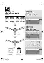 KDK T48XC /  T48XCMN Operating And Installation Instructions предпросмотр