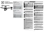 KDK U48FP Operating And Installation Instructions preview