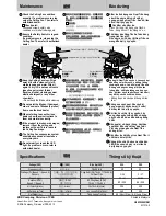 Preview for 20 page of KDK U60FW Operating And Installation Instructions