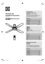 KDK W56WV Operating And Installation Instructions preview