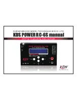 Preview for 1 page of KDS POWER RC-6S Manual