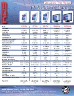 Preview for 1 page of KDS K-2226wdb Specifications