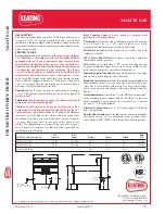 Preview for 2 page of Keating Of Chicago 3424 TS GAS Specification Sheet