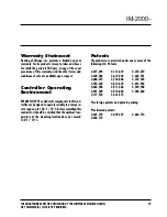 Preview for 15 page of Keating Of Chicago 8 Product Cooking Controller IM-2000 Operating & Programming Manual