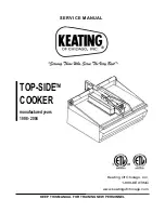 Предварительный просмотр 1 страницы Keating Of Chicago Cooktop Service Manual
