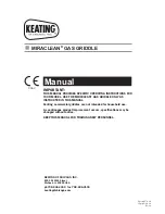 Предварительный просмотр 2 страницы Keating Of Chicago Miraclean 2000+ Series Manual