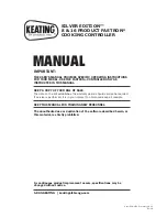 Предварительный просмотр 1 страницы Keating Of Chicago Silver Edition 8 Manual