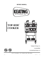 Preview for 1 page of Keating Of Chicago Top-Side Cooker 028951 Service Manual
