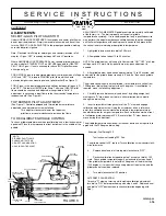 Preview for 2 page of Keating Of Chicago UA Flame Master Lo-Temp Griddle Service Instructions