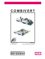 Preview for 1 page of KEB ACOMBIVERT F5 X3A Instructions For Use Manual