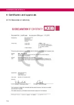 Preview for 110 page of KEB C6 E22 BM-RVL Instructions For Use Manual