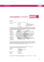 Preview for 61 page of KEB C6 E22 BM Instructions For Use Manual