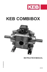 KEB COMBIBOX Instruction Manual предпросмотр