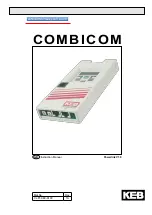 KEB COMBICOM Instruction Manual preview