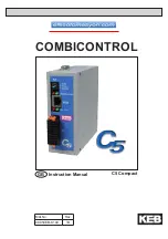 KEB COMBICONTROL C5 Instruction Manual предпросмотр