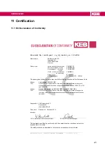 Предварительный просмотр 41 страницы KEB COMBISTOP 28 Installation Manual