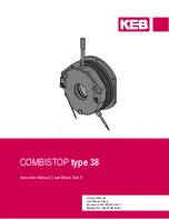 KEB COMBISTOP 38 Instruction Manual preview