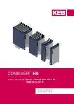 Preview for 1 page of KEB COMBIVERT 07H6 Series Instructions For Use Manual