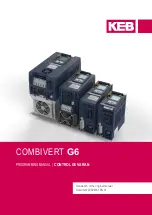 KEB COMBIVERT CONTROL G6 VARAN Programming Manual предпросмотр