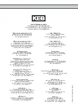 Предварительный просмотр 104 страницы KEB COMBIVERT F3 Instruction Manual