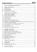 Preview for 3 page of KEB COMBIVERT F5 Servo Installation Manualline