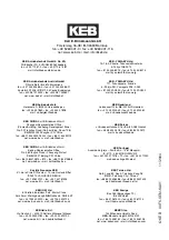 Preview for 28 page of KEB COMBIVERT F5 Servo Installation Manualline