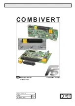 KEB COMBIVERT F5 Installation Manual предпросмотр