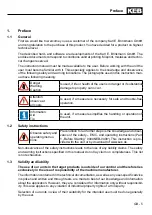 Preview for 5 page of KEB COMBIVERT F5 Instruction Manual