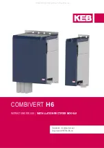 KEB COMBIVERT  H6 Instructions For Use Manual preview