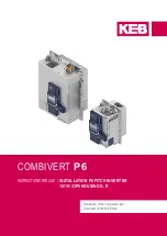 KEB COMBIVERT P6 Instructions For Use Manual preview