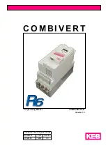 KEB COMBIVERT R6-N Programming Manual preview