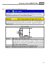 Предварительный просмотр 29 страницы KEB Combivert R6 Instruction Manual