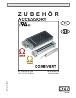 KEB combiverty Instruction Manual предпросмотр