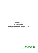 Keba D3DP 3 Series Project Engineering Manual предпросмотр