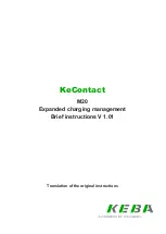 Предварительный просмотр 95 страницы Keba KeContact M20 Quick Start Manual