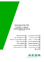 Предварительный просмотр 1 страницы Keba KeContact P20 b Series Functions & Procedures