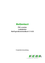 Предварительный просмотр 3 страницы Keba KeContact P30 x-series Configuration Manual